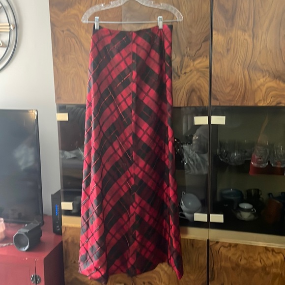 Chetta B Evening Vintage very long  beaded striped gorgeous long skirt Skirt 6🎄 - Picture 9 of 11